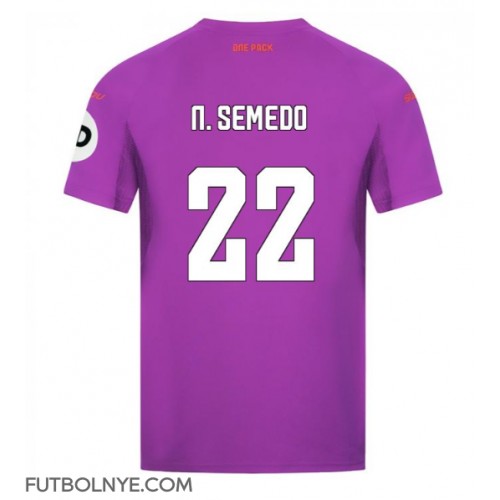 Camiseta Wolves Nelson Semedo #22 Tercera Equipación 2024-25 manga corta